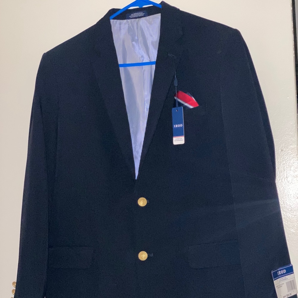 🆕EASTER SPEACIAL! Blue Indigo Blazer by IZOD (18)